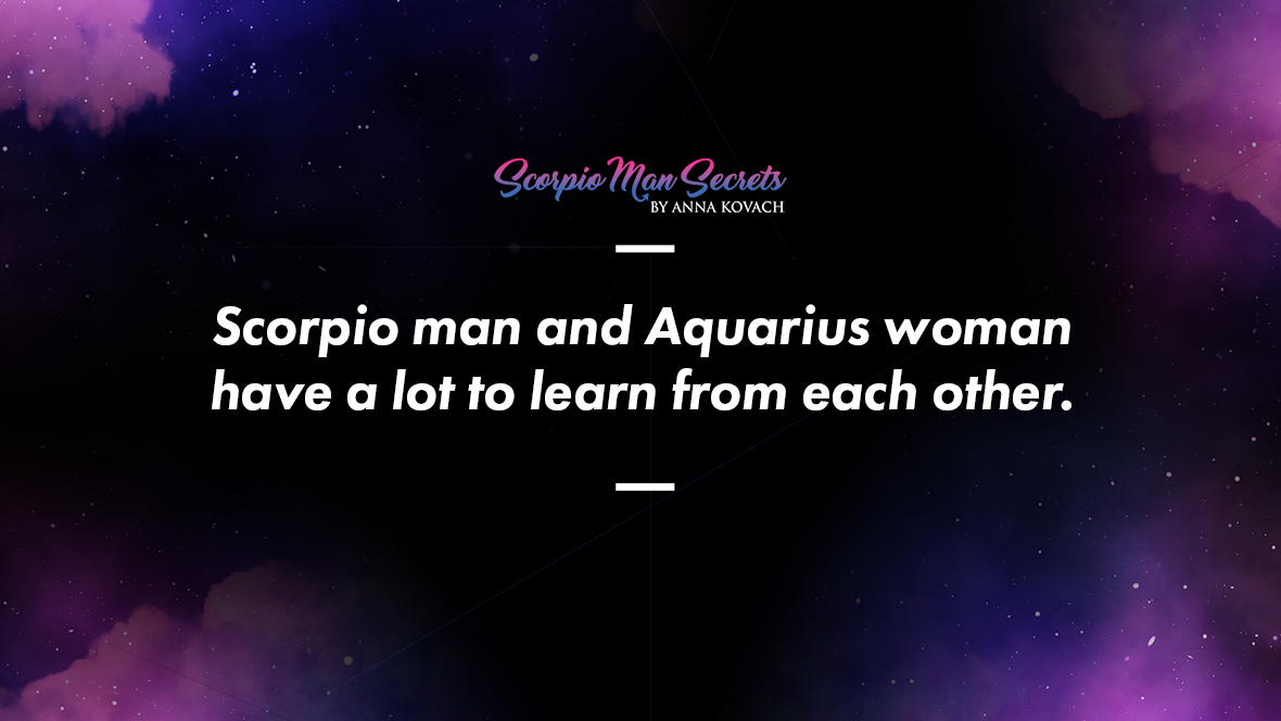 Your Match Scorpio Man And Aquarius Woman Love Compatibility   Scorpio Man And Aquarius Woman Have A Lot To Learn From Each Other 