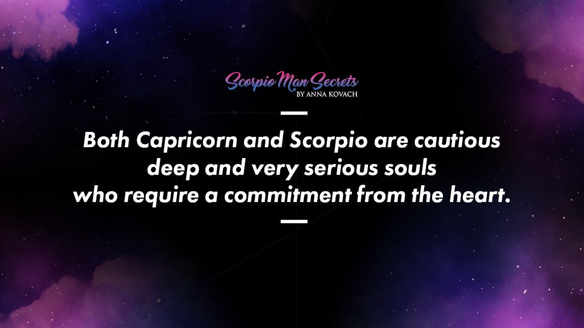 Scorpio man capricorn woman