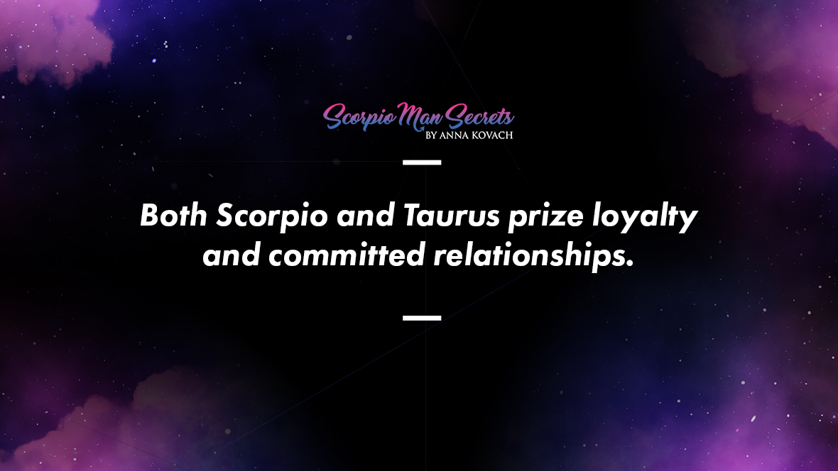 Scorpio man and Taurus woman