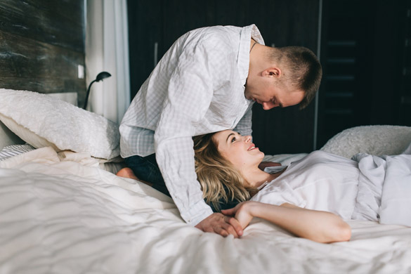 Beautiful young couple on the bed - Are Scorpio Men Faithful in Relationships or Will They Cheat