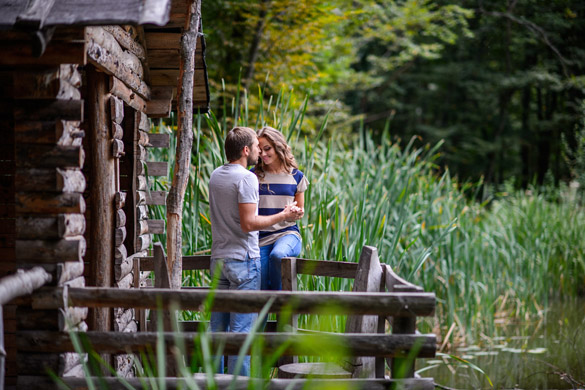 Couple in love outdoors - ways to get a scorpio man to commit to you