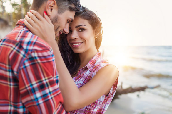romantic young couple at the beach - How to Get a Scorpio Man to Marry You
