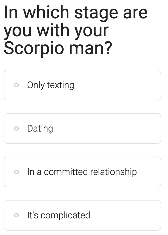 Scorpio Man Moody