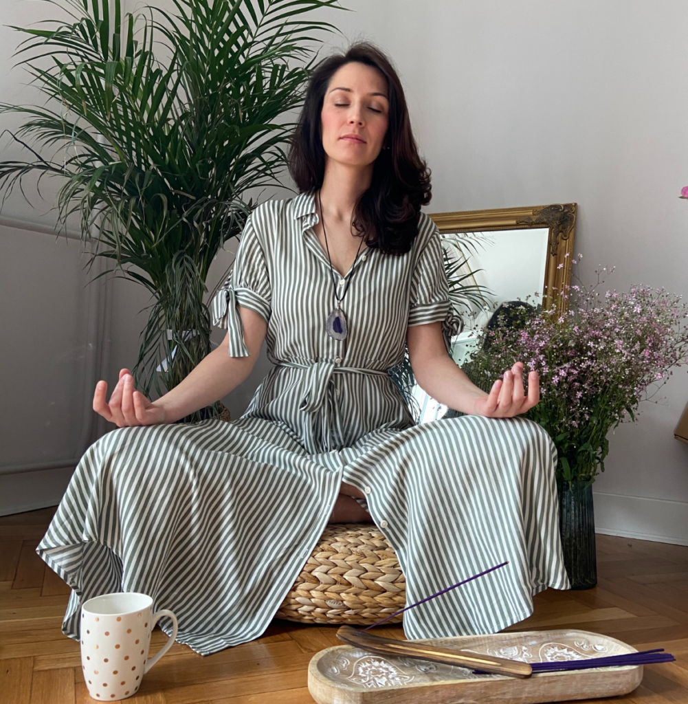 Anna Kovach astrologer meditating