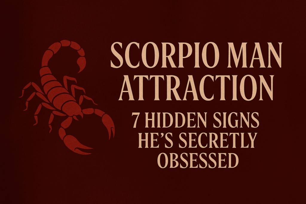 Scorpio Man Attraction: 7 Signs He’s Physically Hooked