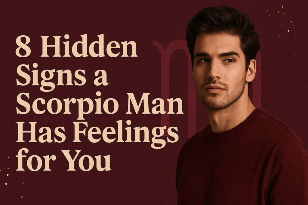 8 Hidden Signs a Scorpio Man Has Feelings for You